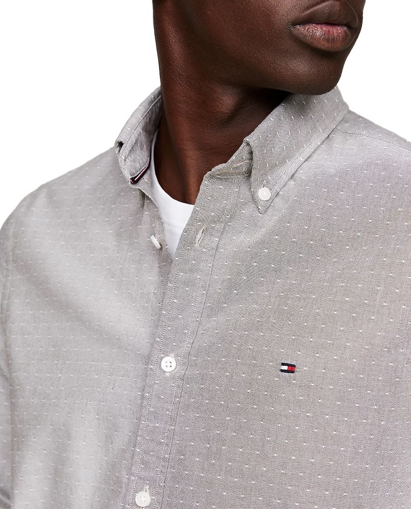 104804464-Camisa-oxford-Tommy-Hilfiger-slim-fit-verde-musgo-con-mini-print-para-hombre