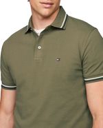 104804567-Camisa-polo-Tommy-Hilfiger-slim-fit-verde-musgo-texturizada-para-hombre