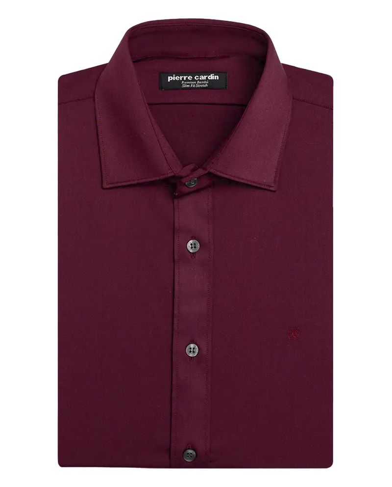 104805601-Camisa-formal-Pierre-Cardin-slim-fit-color-vino-solida-para-hombre