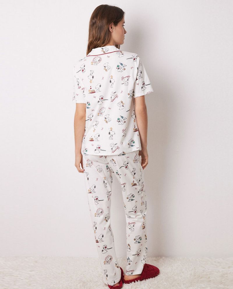 Women'secret Pigiama Uomo Manga Lunga – Collezione Multilicense Cottage, Morbido E Confortevole Per Un Relax Totale