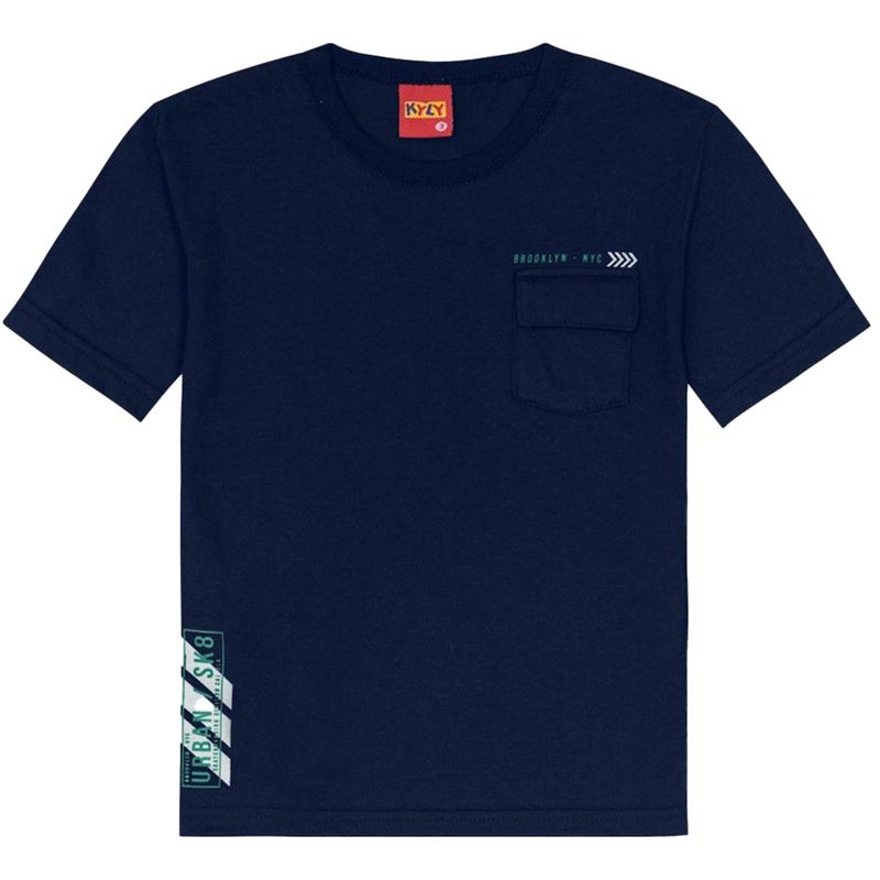 Camiseta-azul-con-estampado-para-niño-104801365