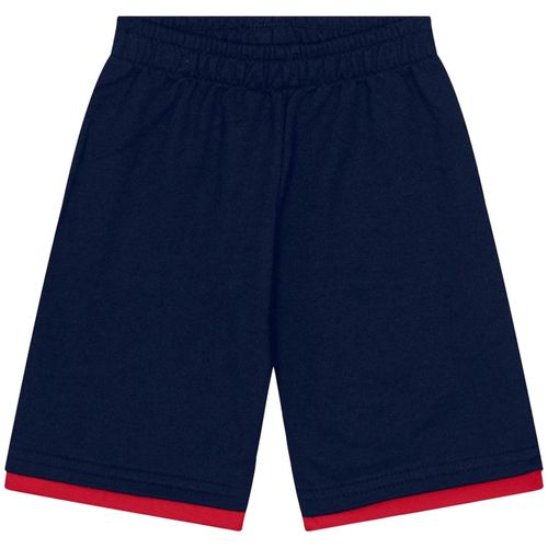 Short bicolor sólido para niño