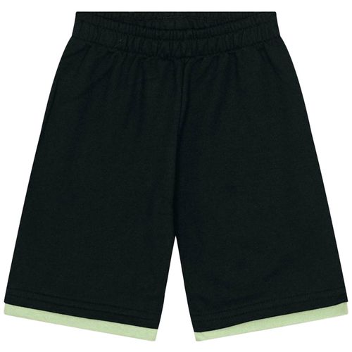 Short bicolor sólido para niño