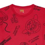 Camiseta-roja-con-estampado-para-niño-104801383