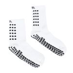 104738770-Pack-de-2-pares-calcetines-sport-Teammate-blancos-con-antideslizante-unisex