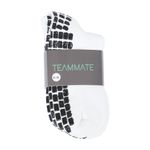 104738770-Pack-de-2-pares-calcetines-sport-Teammate-blancos-con-antideslizante-unisex
