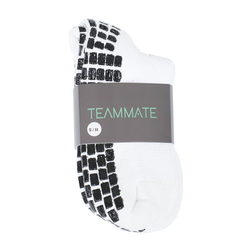 104738770-Pack-de-2-pares-calcetines-sport-Teammate-blancos-con-antideslizante-unisex