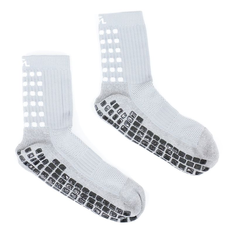 104738771-Pack-de-2-pares-calcetines-sport-Teammate-grises-con-antideslizante-unisex
