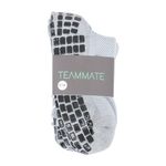 104738771-Pack-de-2-pares-calcetines-sport-Teammate-grises-con-antideslizante-unisex