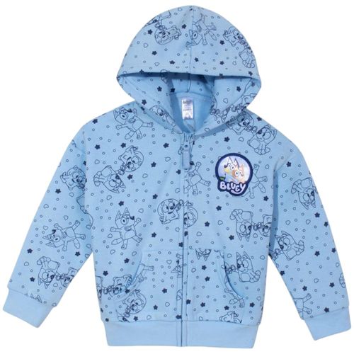 Sudadera celeste con estampado de Bluey para niña