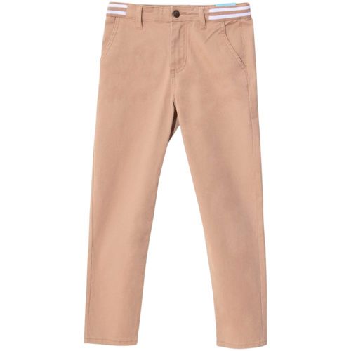 Pantalón beige sólido para niño