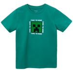 Camiseta-verde-con-estampado-de-Minecraft-para-niño-104750507