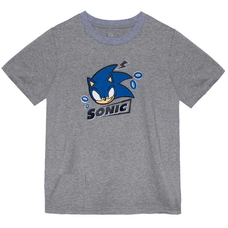 Camiseta-gris-con-estampado-de-Sonic-para-niño-104750518