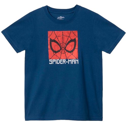 Camiseta azul con estampado de Spider-Man para niño