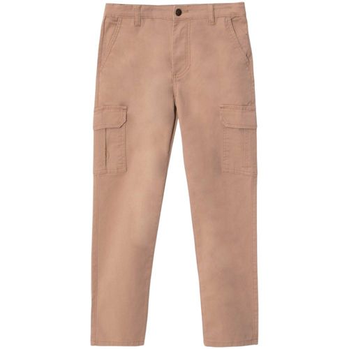 Pantalón beige sólido para niño