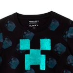 Camiseta-negra-con-estampado-de-Minecraft-para-niño-104750526