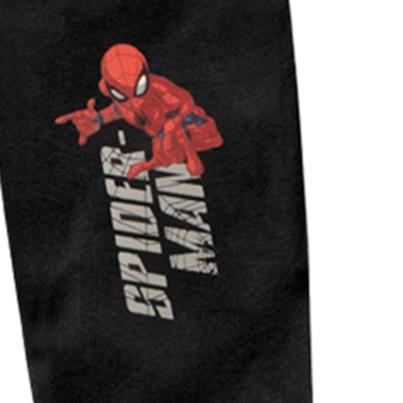 Pantalon-negro-con-estampado-de-Spider-Man-para-niño-104568040