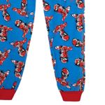 Pijama-2-piezas-bicolor-con-estampado-de-Spider-Man-para-niño-104684390