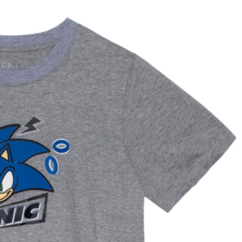 Camiseta-gris-con-estampado-de-Sonic-para-niño-104750518