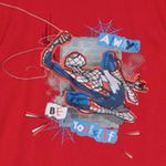 Pijama-2-piezas-bicolor-con-estampado-de-Spider-Man-para-niño-104684390