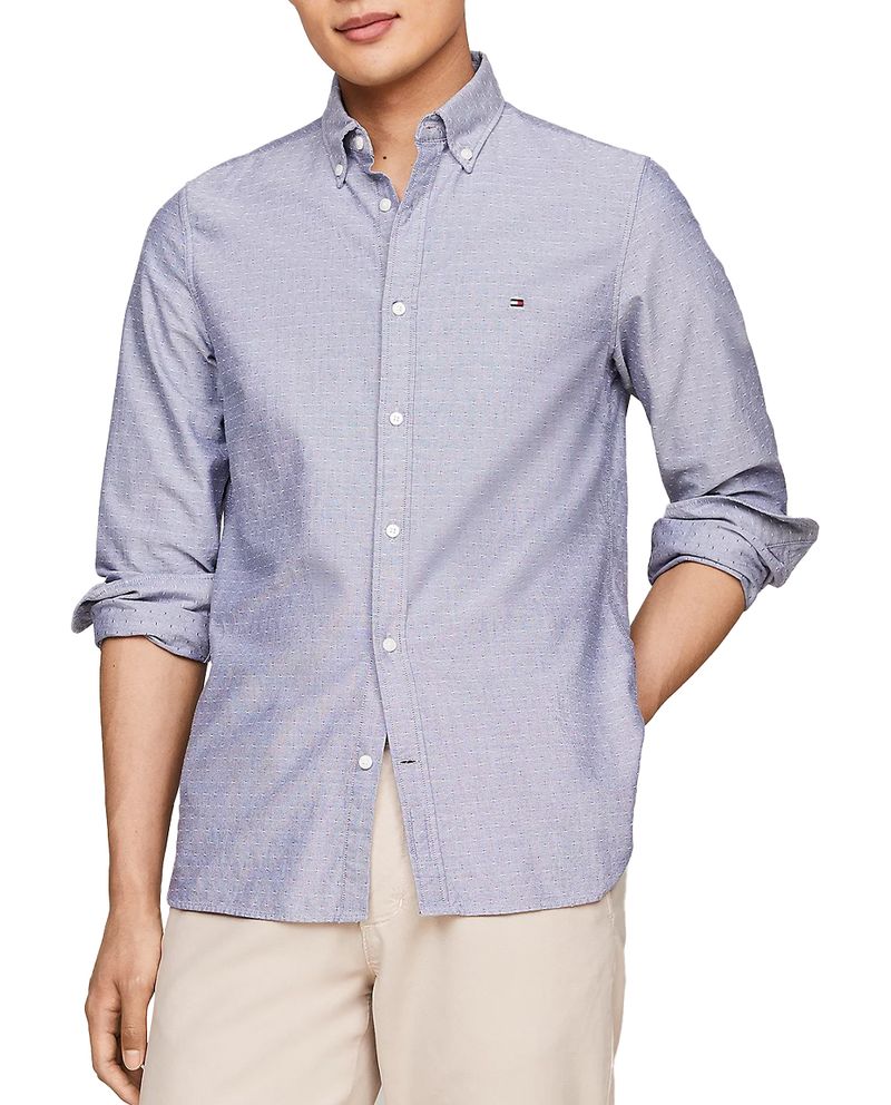 104804312-Camisa-oxford-slim-fit-Tommy-Hilfiger-azul-con-textura-para-hombre