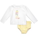 Traje-de-baño-2-piezas-bicolor-con-estampado-para-bebe-niña