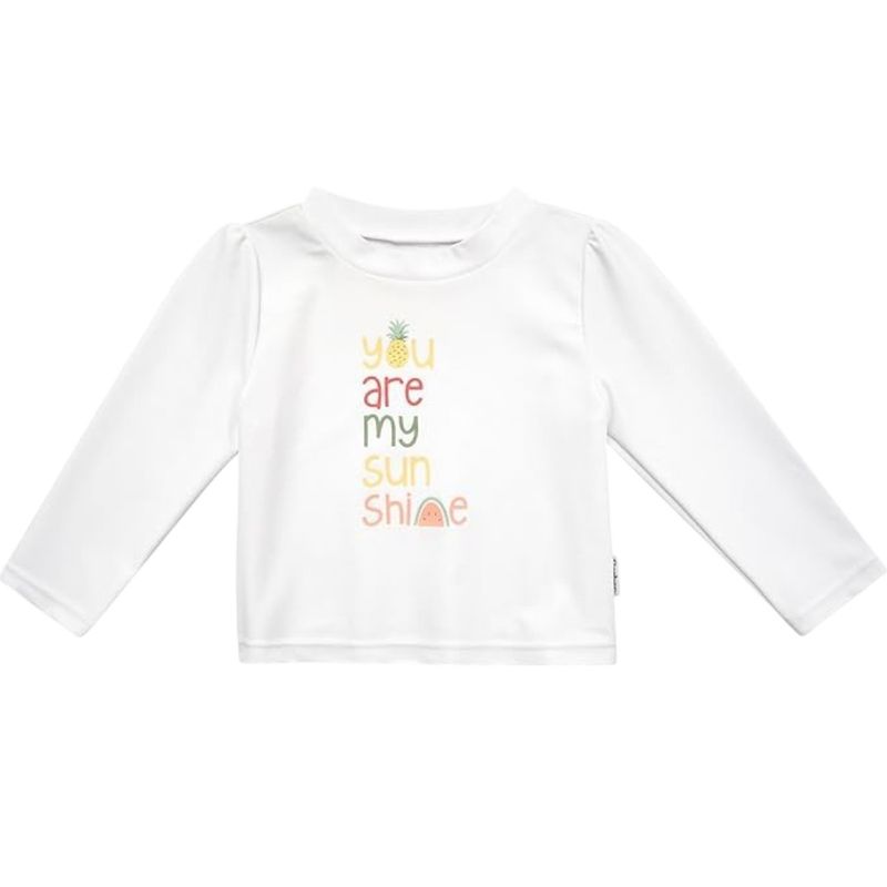 Traje-de-baño-2-piezas-bicolor-con-estampado-para-bebe-niña