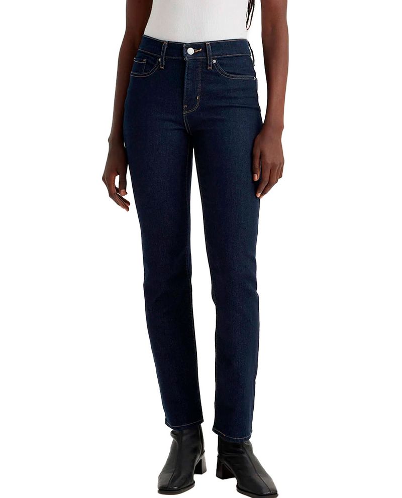 104772147-Jeans-Levi-s-straight-azul-cintura-alta-para-dama