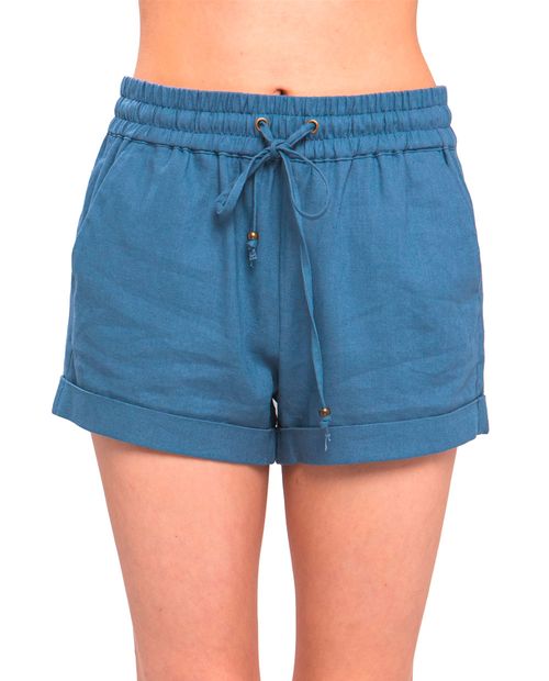 Short Love Tree pull on de cintura media para mujer