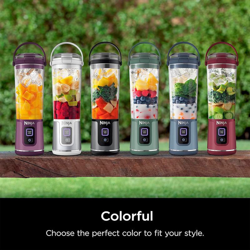 Licuadora portatil inalambrica 18oz recargable usb negra Siman