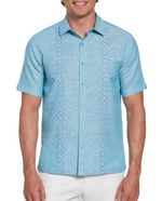 104808700-1-Camisa-guayabera-Cubavera-regular-fit-celeste-heather-con-bordado-para-hombre