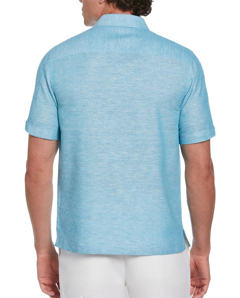 104808700-2-Camisa-guayabera-Cubavera-regular-fit-celeste-heather-con-bordado-para-hombre