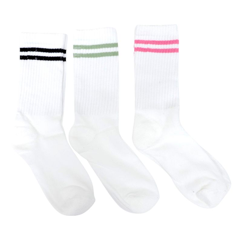 Set-de-3-pares-de-calcetines-blanco-a-rayas-para-niña-104738916