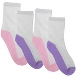 Set-de-3-pares-de-calcetines-multicolor-solido-para-niña-104738921