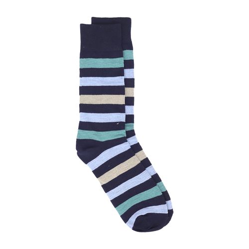 Par de calcetines de vestir Unexpected crew multicolor rayados para hombre