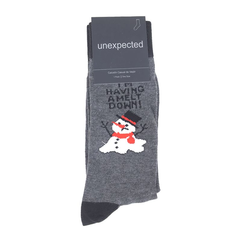104759242-Par-de-calcetines-de-vestir-Unexpected-crew-grises-y-hombre-de-nieves-para-hombre