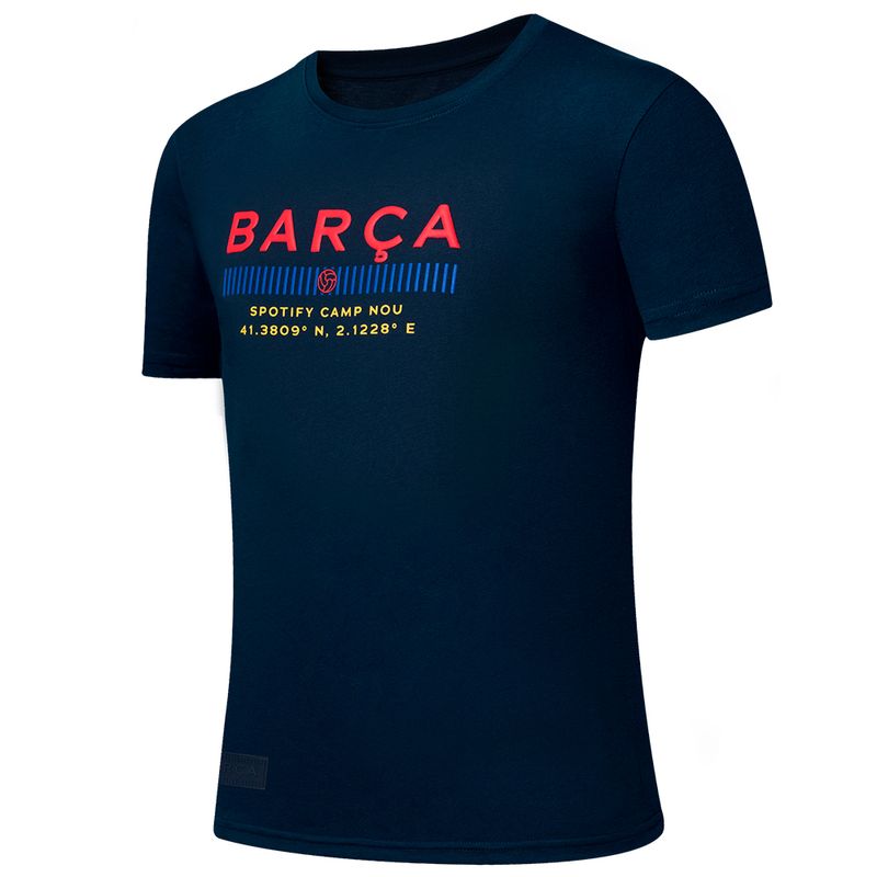 Camiseta-deportiva-azul-con-estampado-del-equipo-F.C-Barcelona-para-niño-104796698