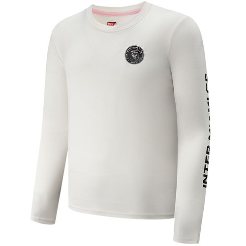 Camiseta deportiva blanca con estampado del equipo Inter Miami CF para niño