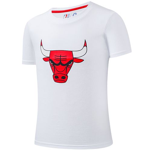 Camiseta deportiva blanca con estampado de NBA Chicago Bulls para niño