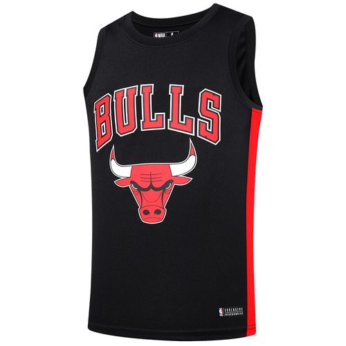 Camiseta deportiva negra con estampado de NBA Chicago Bulls para niño