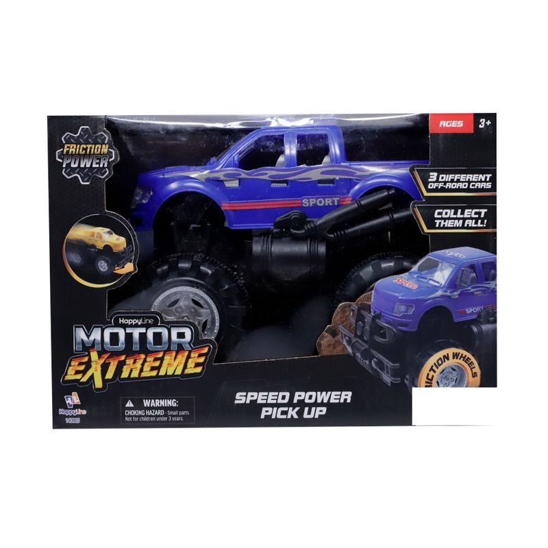 Motor extreme camioneta pick up con fricción a escala 1:18