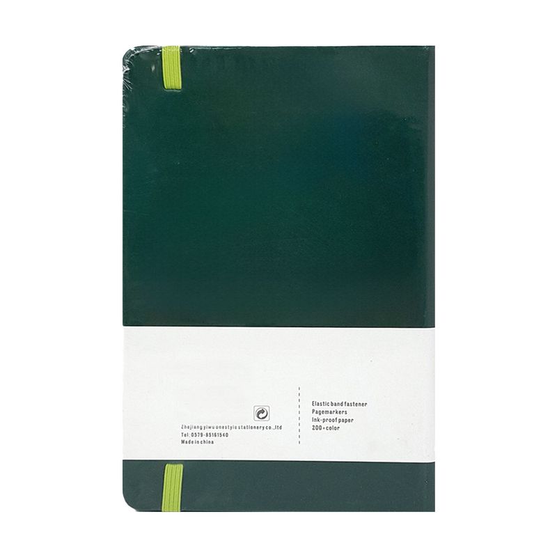 104723220-Libreta-de-apuntes-verde-oscuro-rayada-A5