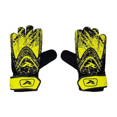 Guantes de portero Runic wave amarillo con negro #5