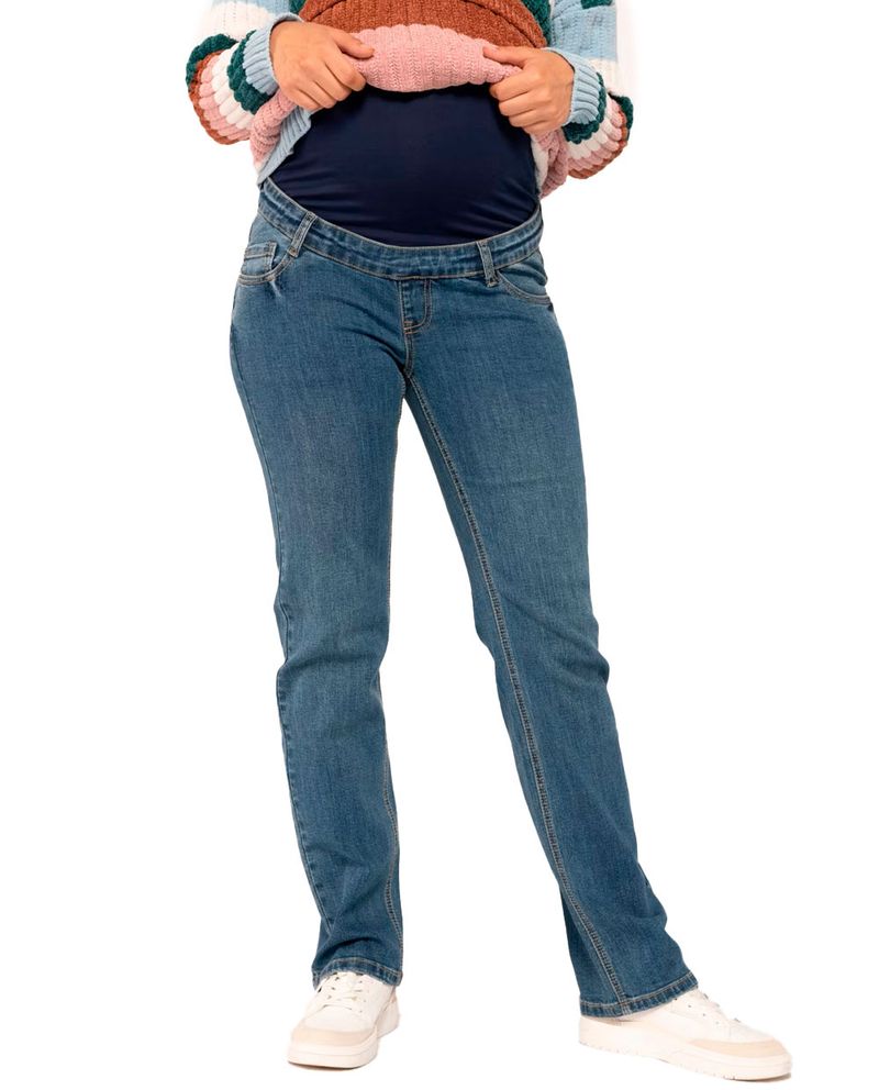 104776598-Jeans-maternal-Ohma-lavado-medio-cintura-alta-para-mujer