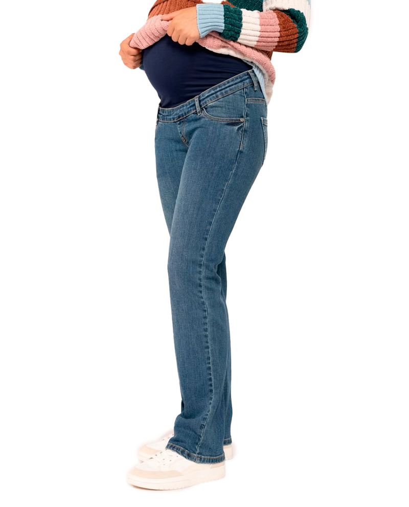 104776598-Jeans-maternal-Ohma-lavado-medio-cintura-alta-para-mujer