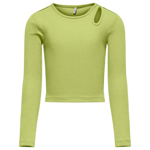 Blusa verde sólido para niña