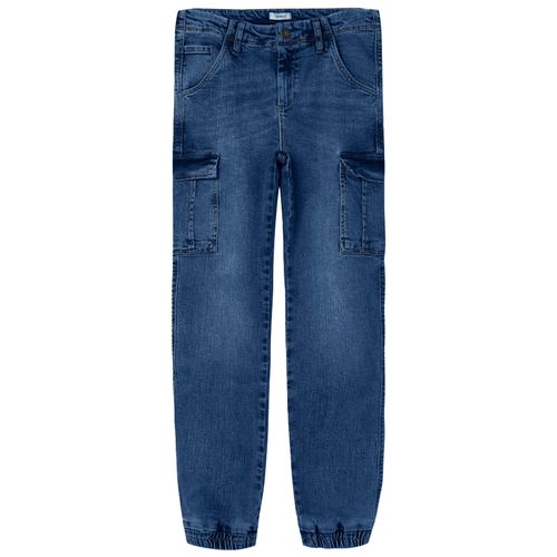 Jeans azul lavado para niño