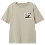 Camiseta-beige-con-estampado-para-niño-104829453