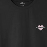 Blusa-negra-con-estampado-para-niña-104799423