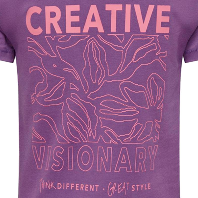 Blusa-morada-con-estampado-para-niña-104825327